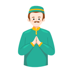 Man muslim character  Icon