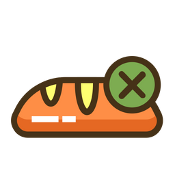 Burger Not Allowed  Icon