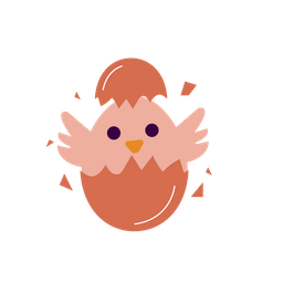 Chick Out Of Egg  Icon