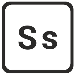 Alphabet S  Icon