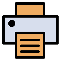 Fax Machine  Icon