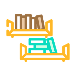 Bücherregal  Symbol