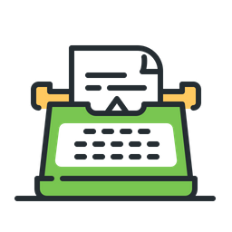 Typewriter  Icon