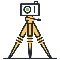 Tripod Photography Camera Stand Icon