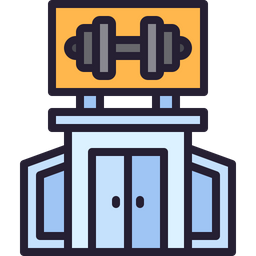 Gym Building  Icon