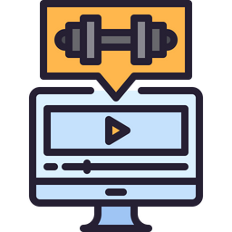 Gym Video  Icon