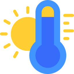 Hot Temperature  Icon