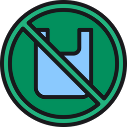 No Plastic Bag  Icon