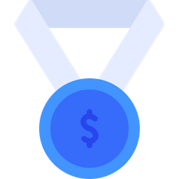 Finanzmedaille  Symbol