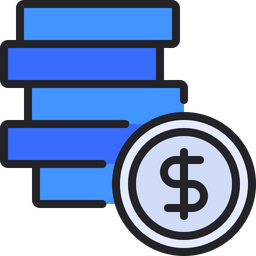 Dollar Stack  Icon