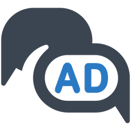 Advertisement chat  Icon