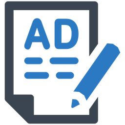 Advertisement content compose  Icon