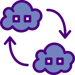 Cloud Transfer  Icon