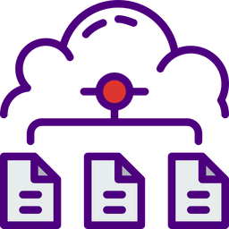 Cloud Sharing File  Icon