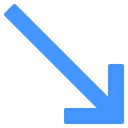 Diagonal Down Right  Icon