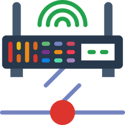 Unterbrochene Verbindung  Symbol