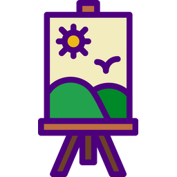 Canvas Painting  Icon