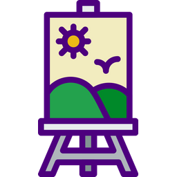 Canvas Painting  Icon