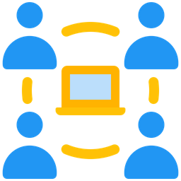 Online Collaboration  Icon