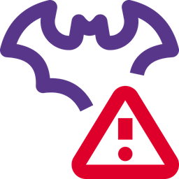 Fledermauswarnung  Symbol