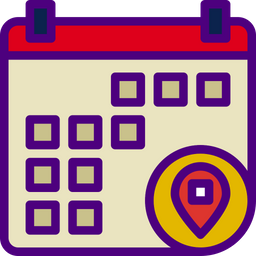 Calendar Location  Icon