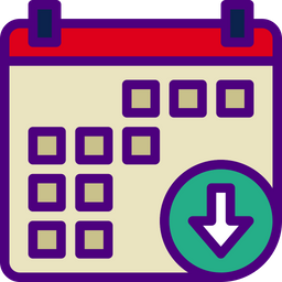 Download Calendar  Icon