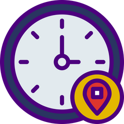 Clock Location  Icon