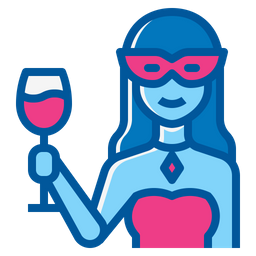 Cocktail trinken  Symbol