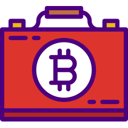 Bitcoin Suitcase  Icon