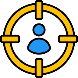 Customer Target  Icon