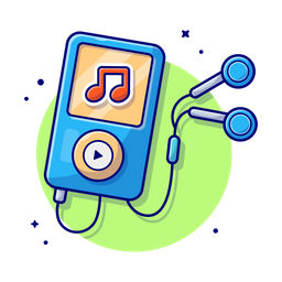 Leitor de mp3  Ícone