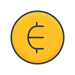 Euro Coin  Icon