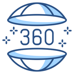 360 Degree  Icon