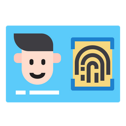 Biometric Scan  Icon