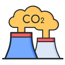 Carbon Dioxide  Icon