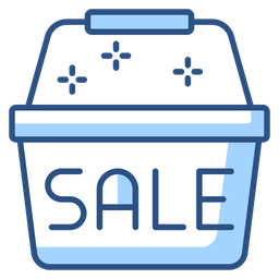 Shopping Sale Basket  Icon