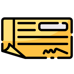 Cheque  Icon