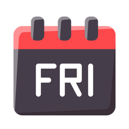 Black friday calendar  Icon