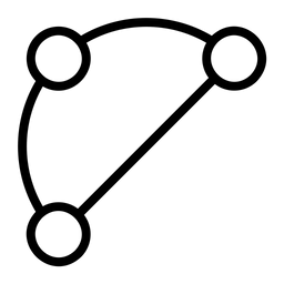 Bogenwerkzeug  Symbol