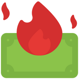 Money Burning  Icon