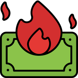 Money Burning  Icon