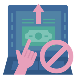 Do Not Transfer Money  Icon