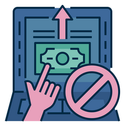 Do Not Transfer Money  Icon