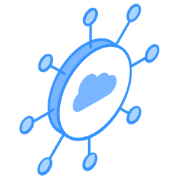 Cloud Network  Icon