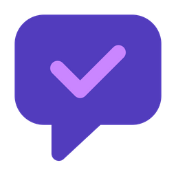 Chat Check  Icon