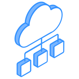 Armazenamento em nuvem  Ícone
