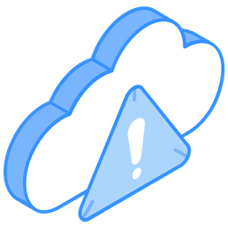 Cloud Alert  Icon