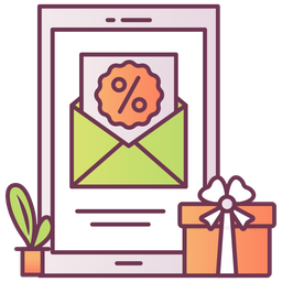 Discount Mail  Icon