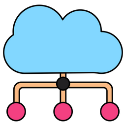 Cloud Network  Icon