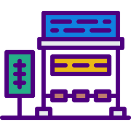 버스 정류장  아이콘